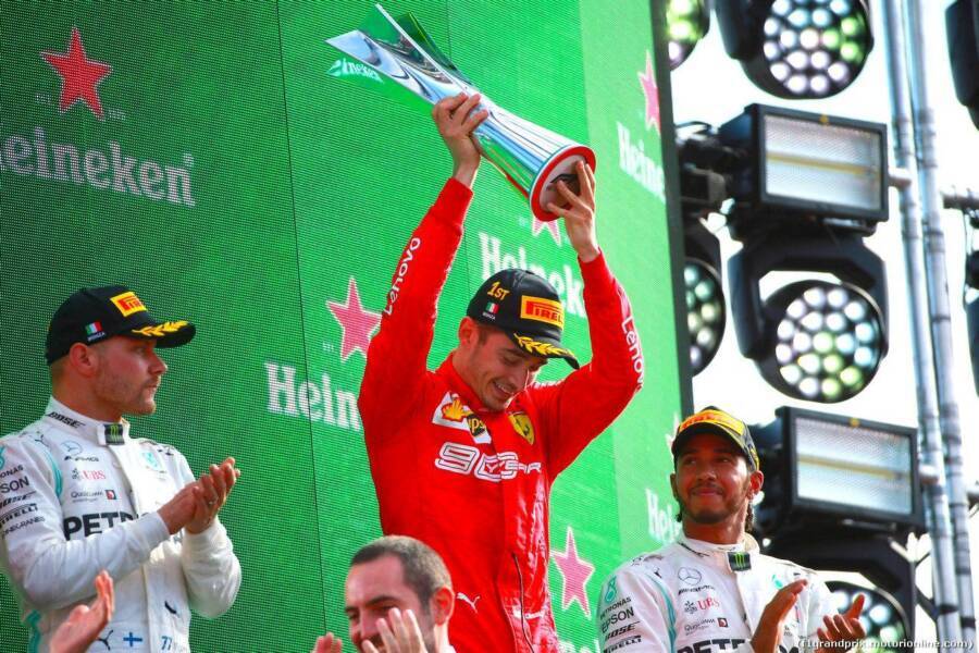 08.09.2019 – Race, Charles Leclerc (MON) Scuderia Ferrari SF90 race winner